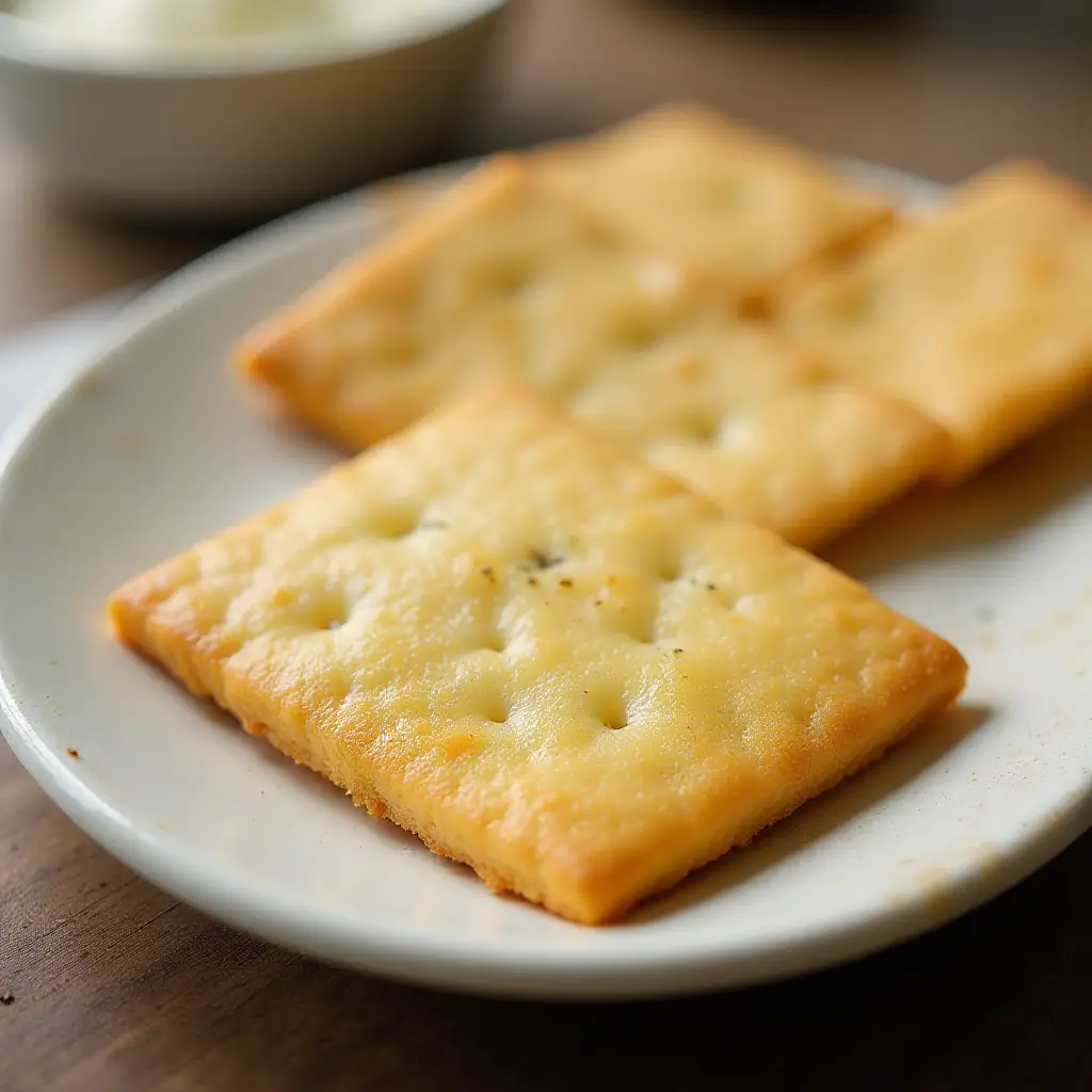 Easy Keto Cheese Crackers