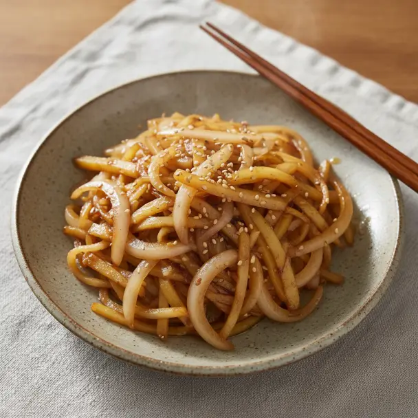 햇양파 감자볶음