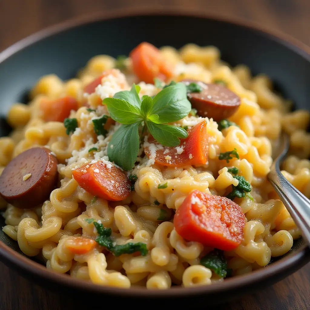 Creamy Sausage Orzo