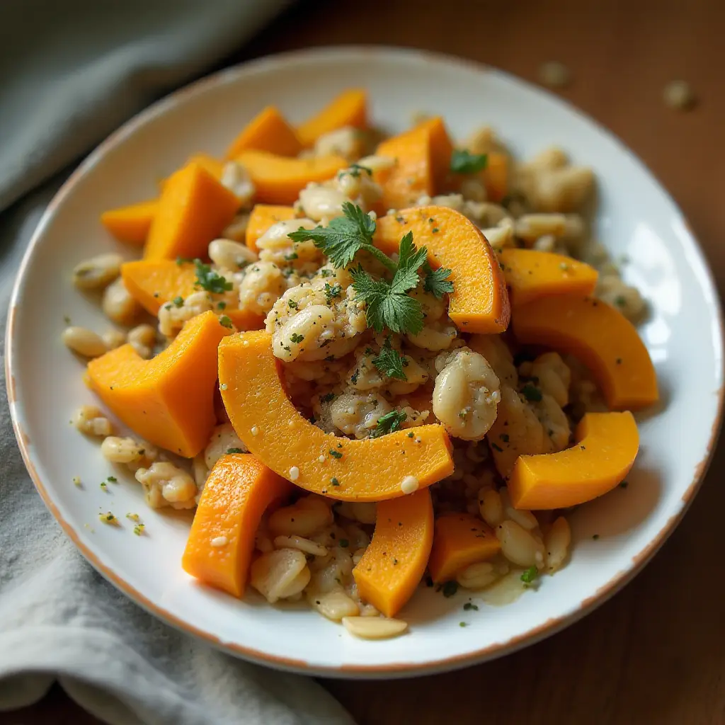 Roasted Winter Squash Seeds