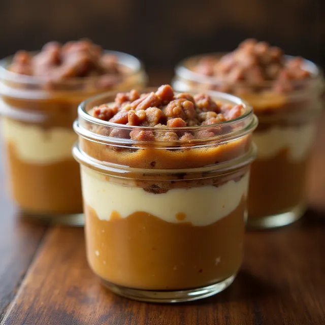 Traditional Pecan Pie in a Jar