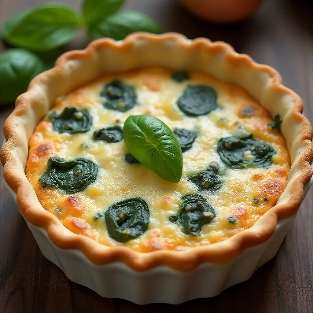Spinach Ricotta Quiche