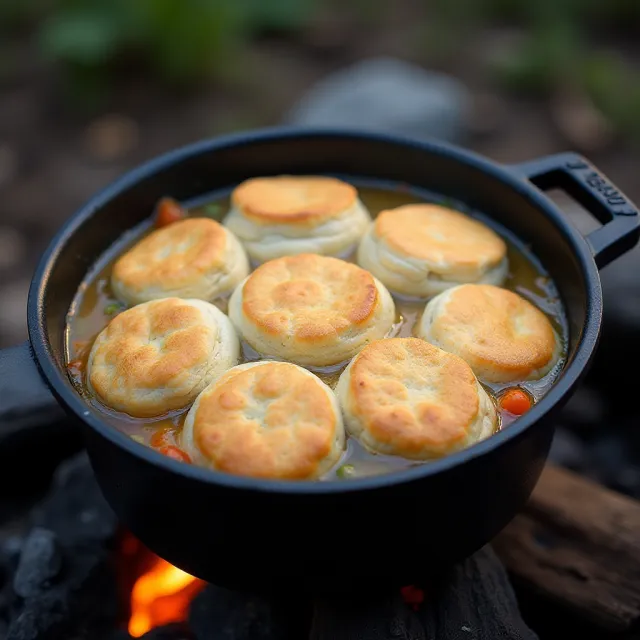 Campfire Chicken Pot Pie