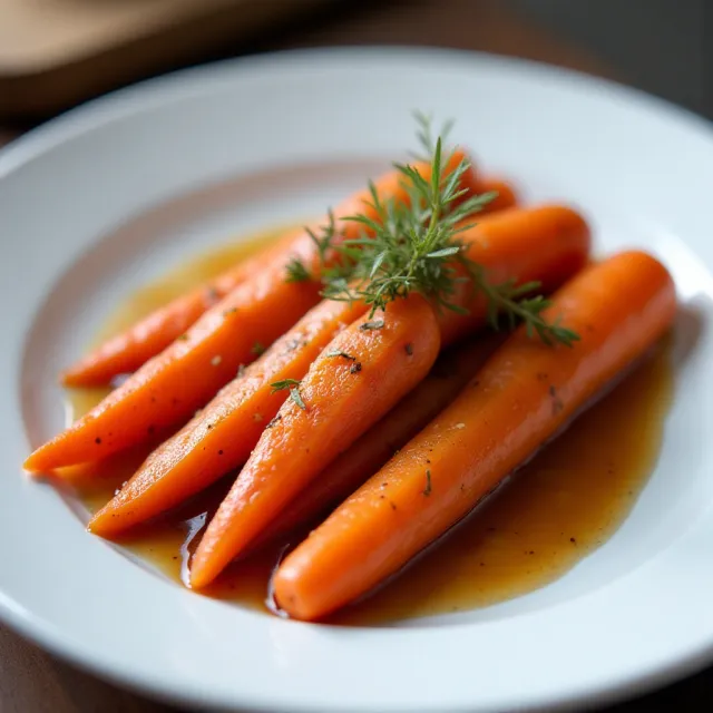 Sous Vide Maple-Glazed Carrots