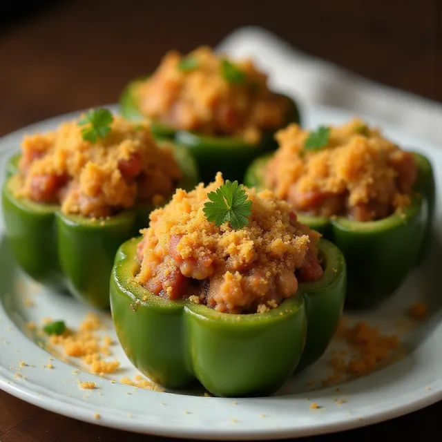 N'Awlins Stuffed Bell Peppers