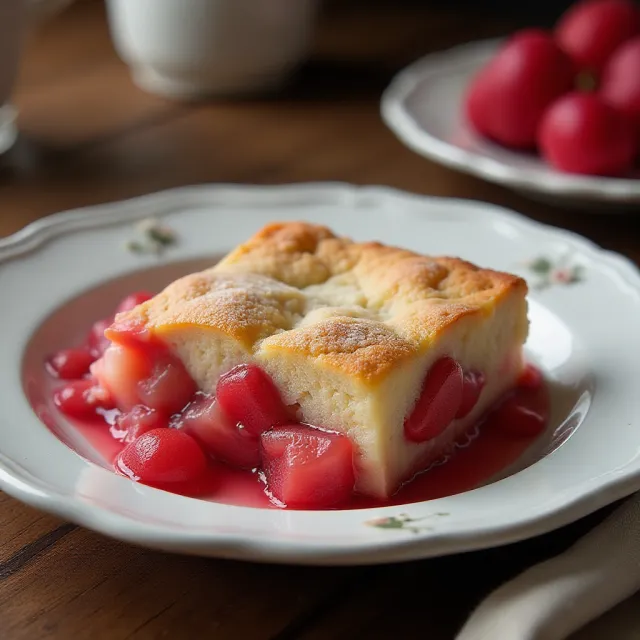 Rhubarb Pudding