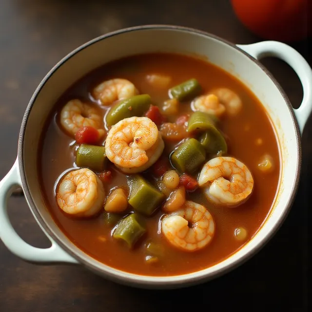 Shrimp Gumbo with Okra