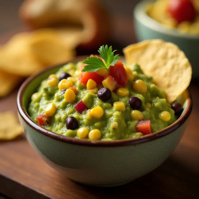 Black Bean and Corn Guacamole