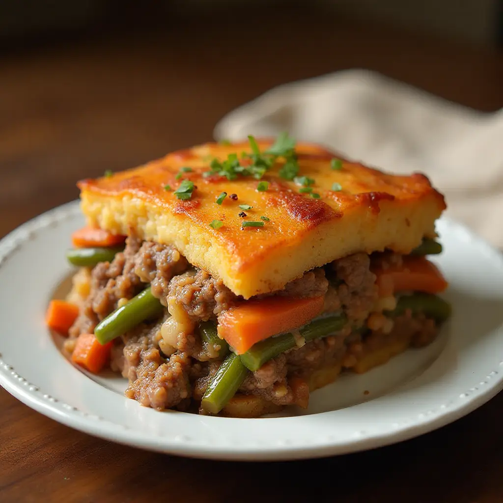 Beef & Vegetable Six-Layer Dinner