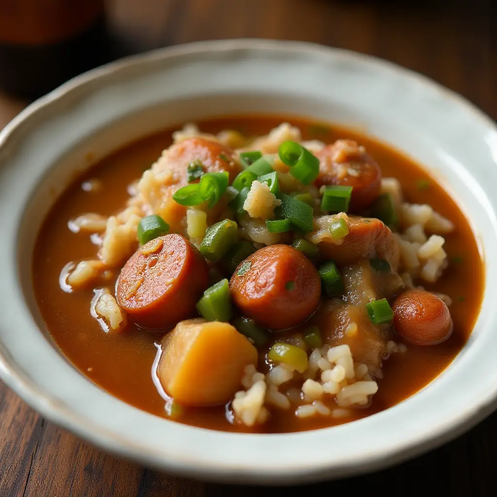 Chicken and Andouille Sausage Gumbo