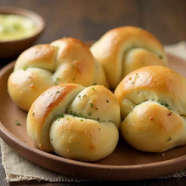Two-Ingredient Dough Garlic Knots