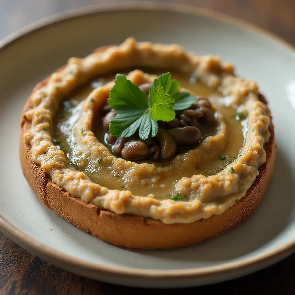 Exotic Mushroom and Walnut Pate