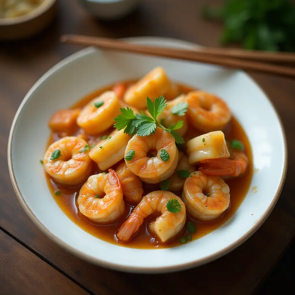 Shrimp with Lobster Sauce