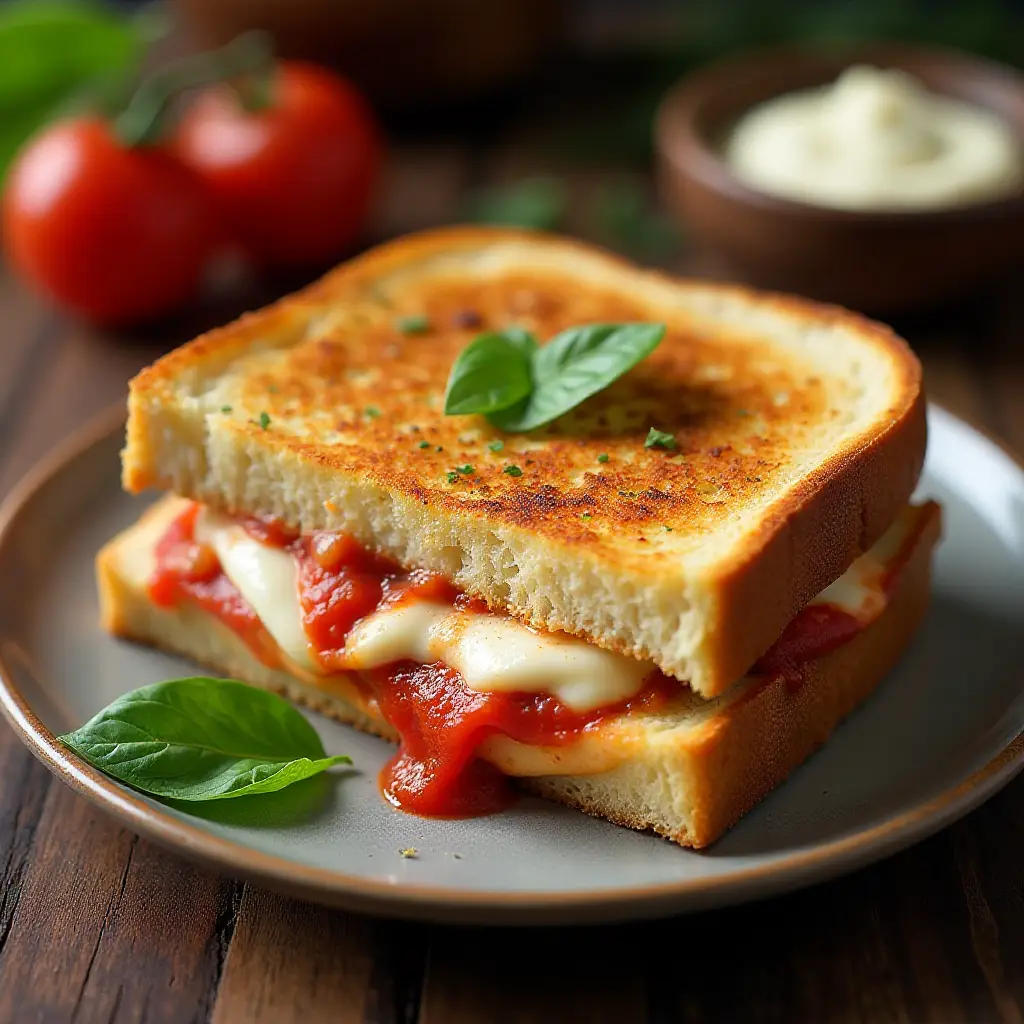 Pizza Grilled Cheese Sandwich