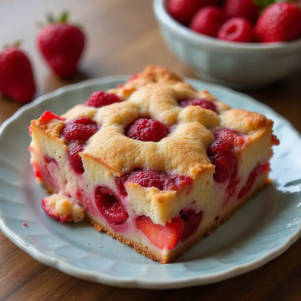 Raspberry and Strawberry Buckle