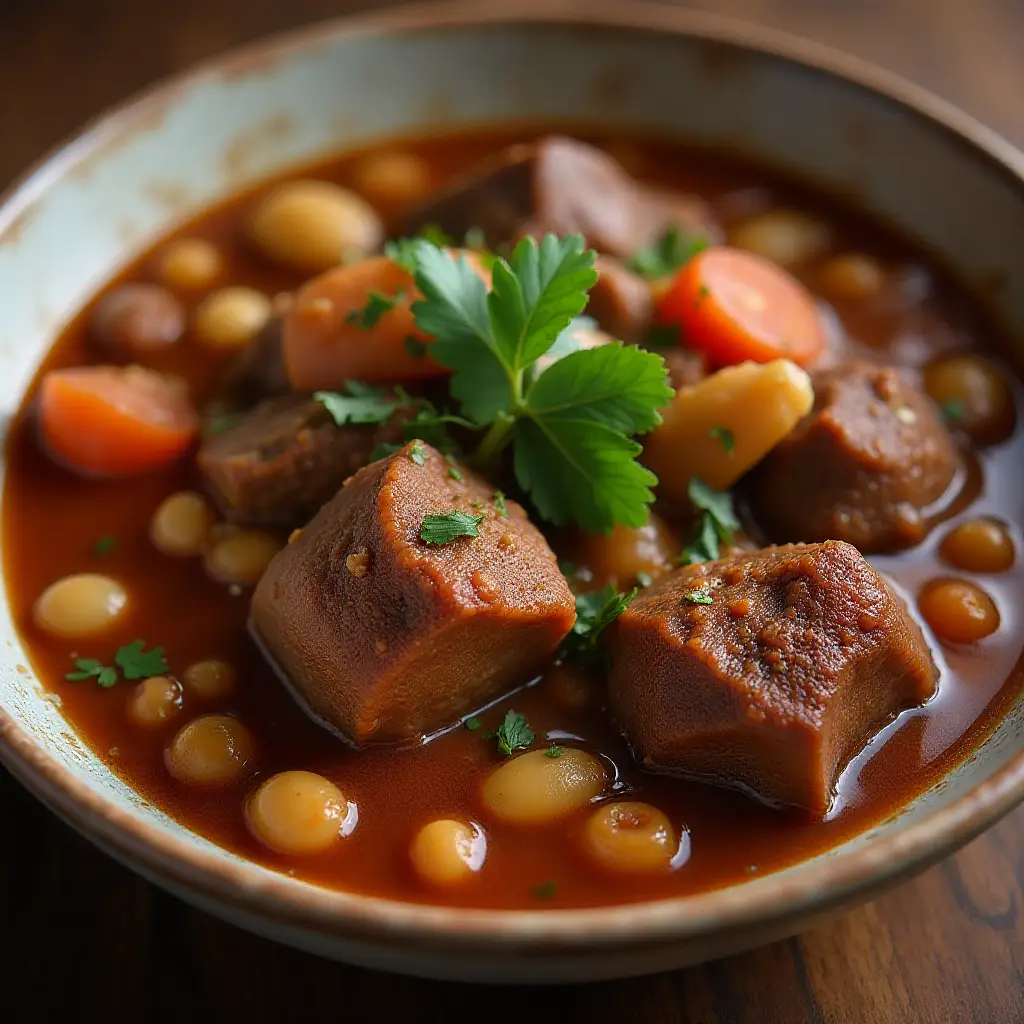African-Style Oxtail Stew