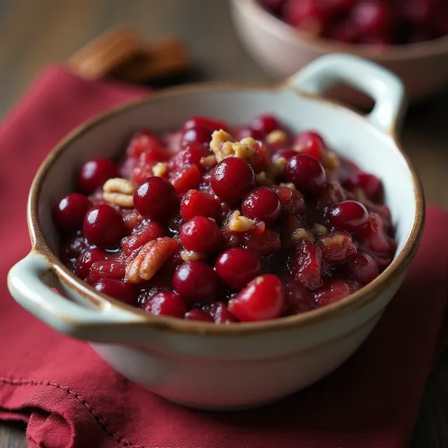 Cranberry Relish with Grand Marnier and Pecans
