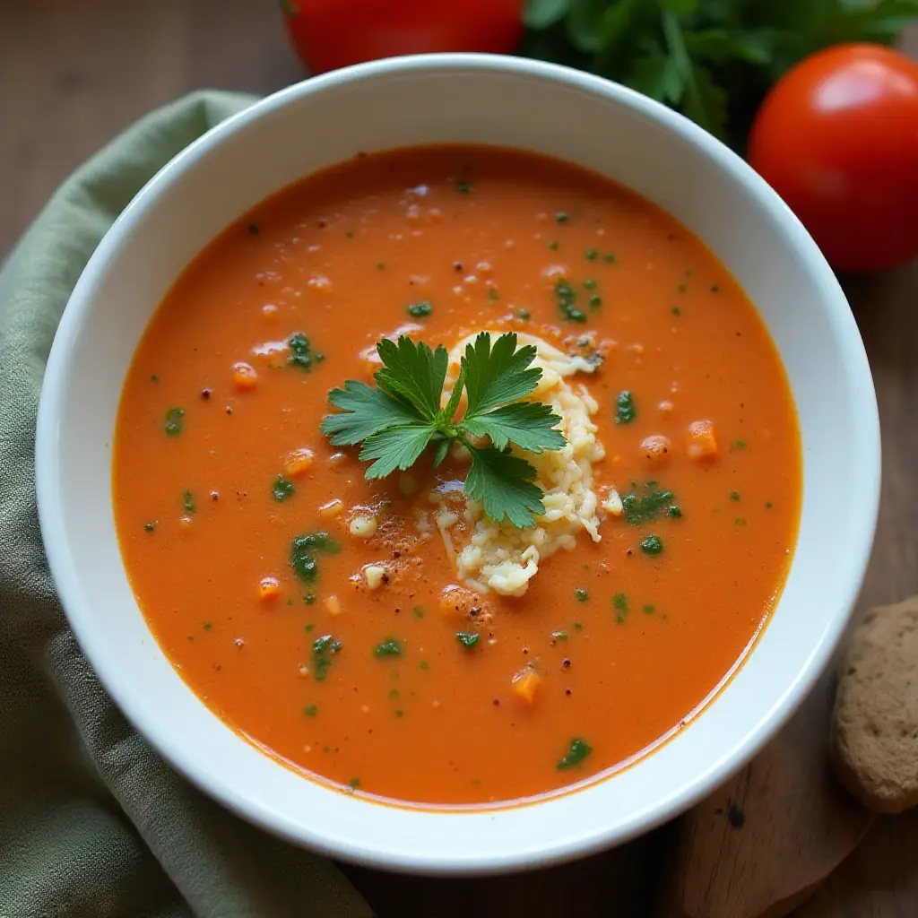 Creamy Tomato And Cream Cheese Soup