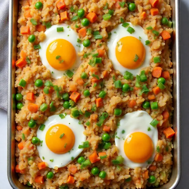 Sheet Pan Fried Rice