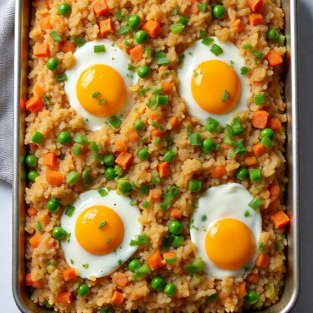 Sheet Pan Fried Rice