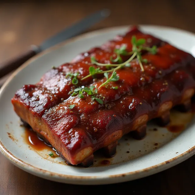 BBQ Country-Style Pork Ribs - Sous Vide