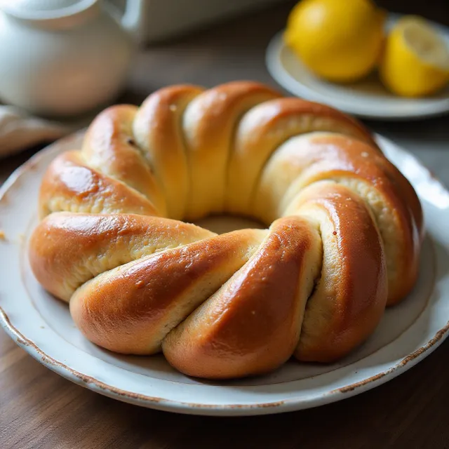 Swedish Tea Ring with Pecans