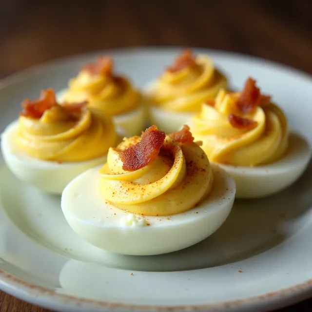 Creamy Jalapeno Deviled Eggs