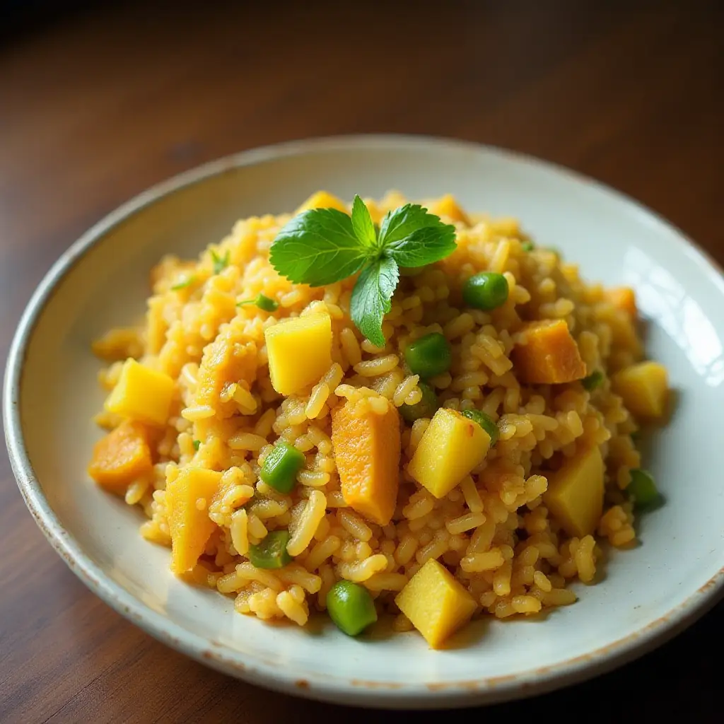 Curry Pineapple Fried Rice