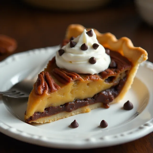 Pecan Chocolate Chip Pie