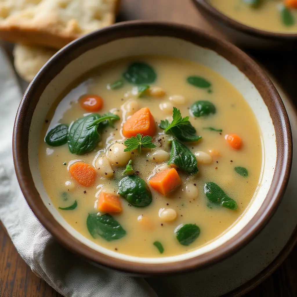 Creamy Italian White Bean Soup