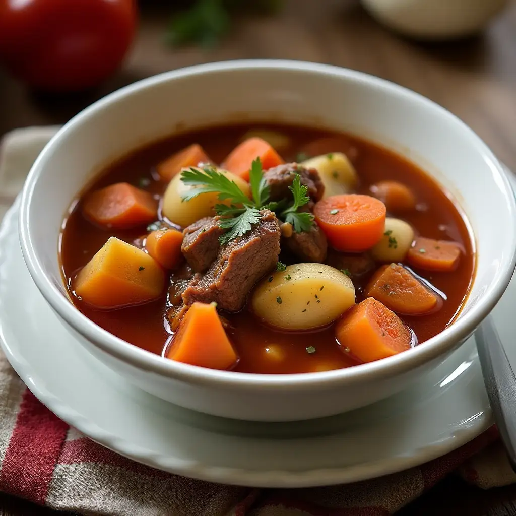 Mom's Basic Vegetable Beef Stew