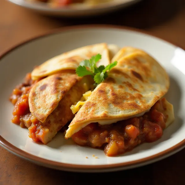 Picadillo Ground Beef Quesadillas