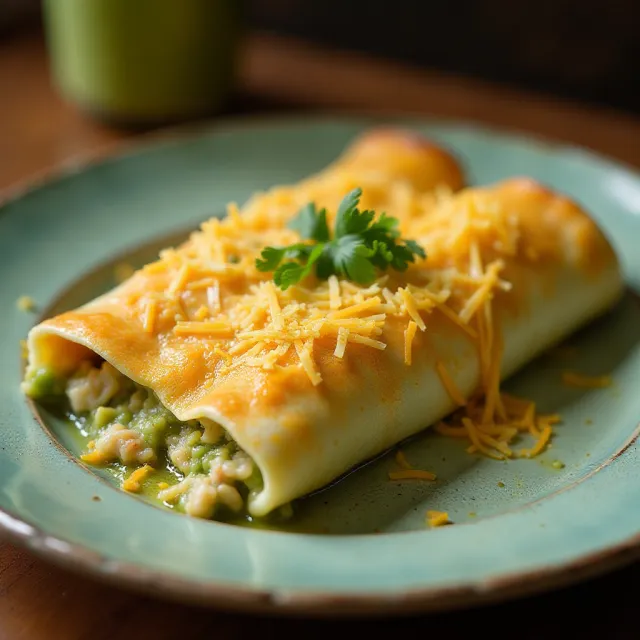 Green Chicken Enchilada