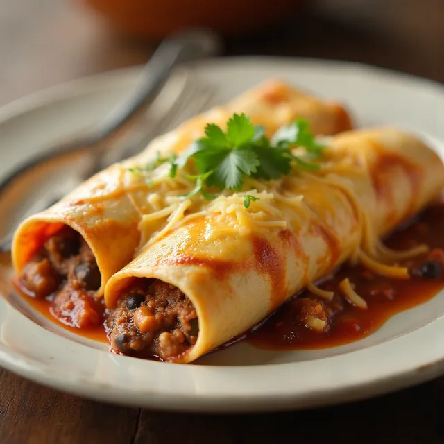 Easy Beef Enchiladas