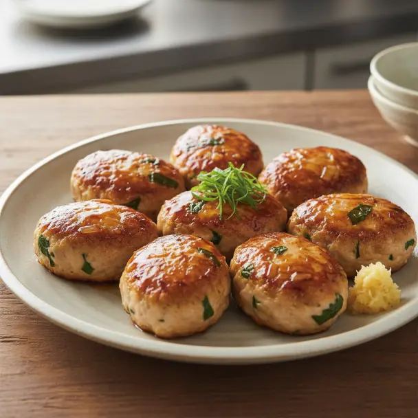 豆腐紫蘇雞肉餅