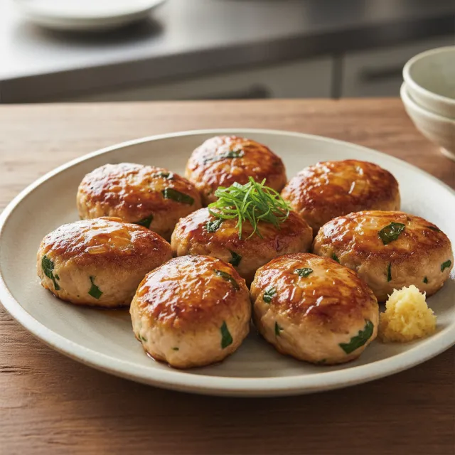 豆腐紫蘇雞肉餅