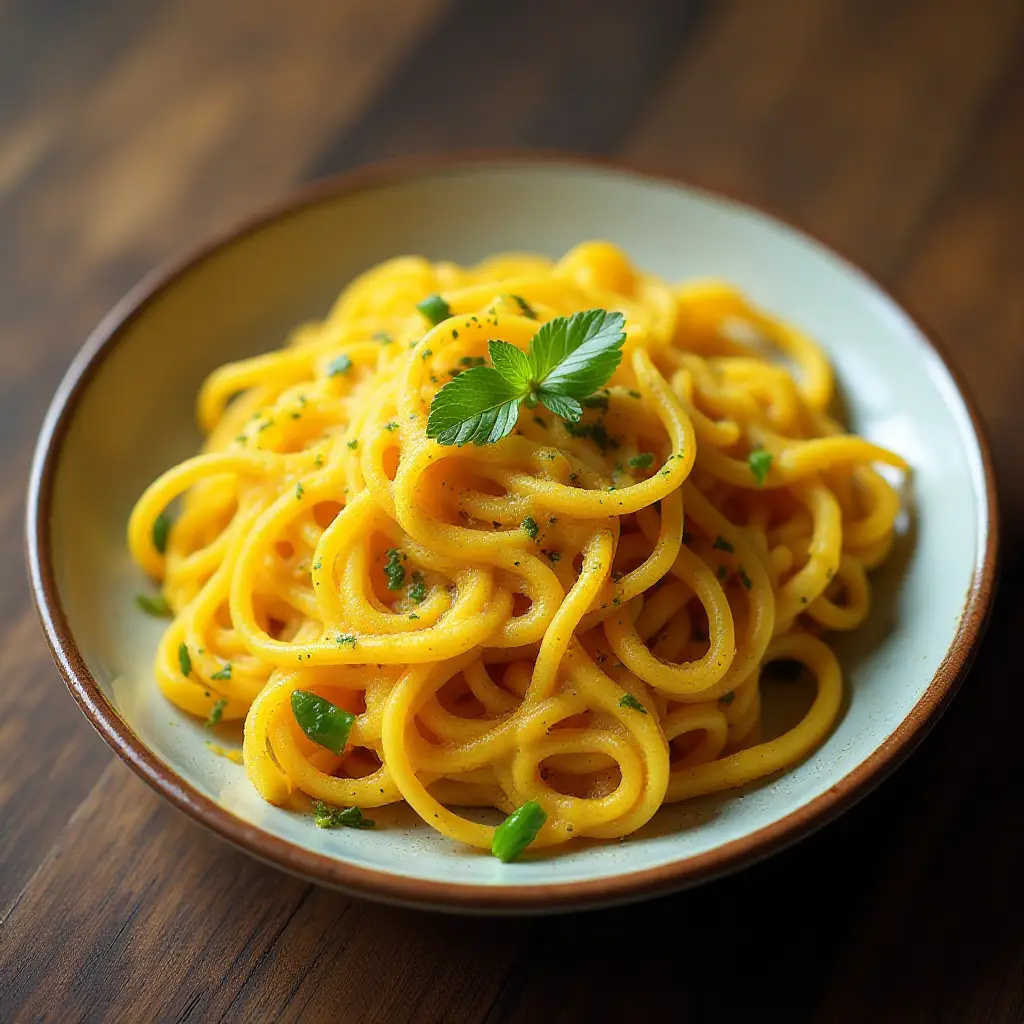 Spicy Potato Noodles (Bataka Sev)