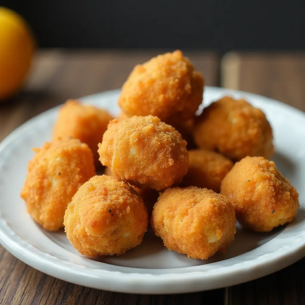 Air-Fried Popcorn Chicken Gizzards