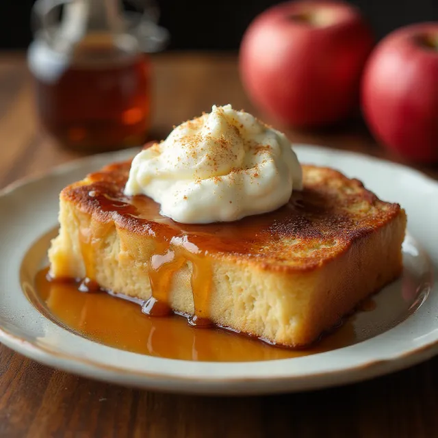 Overnight Apple Cinnamon French Toast