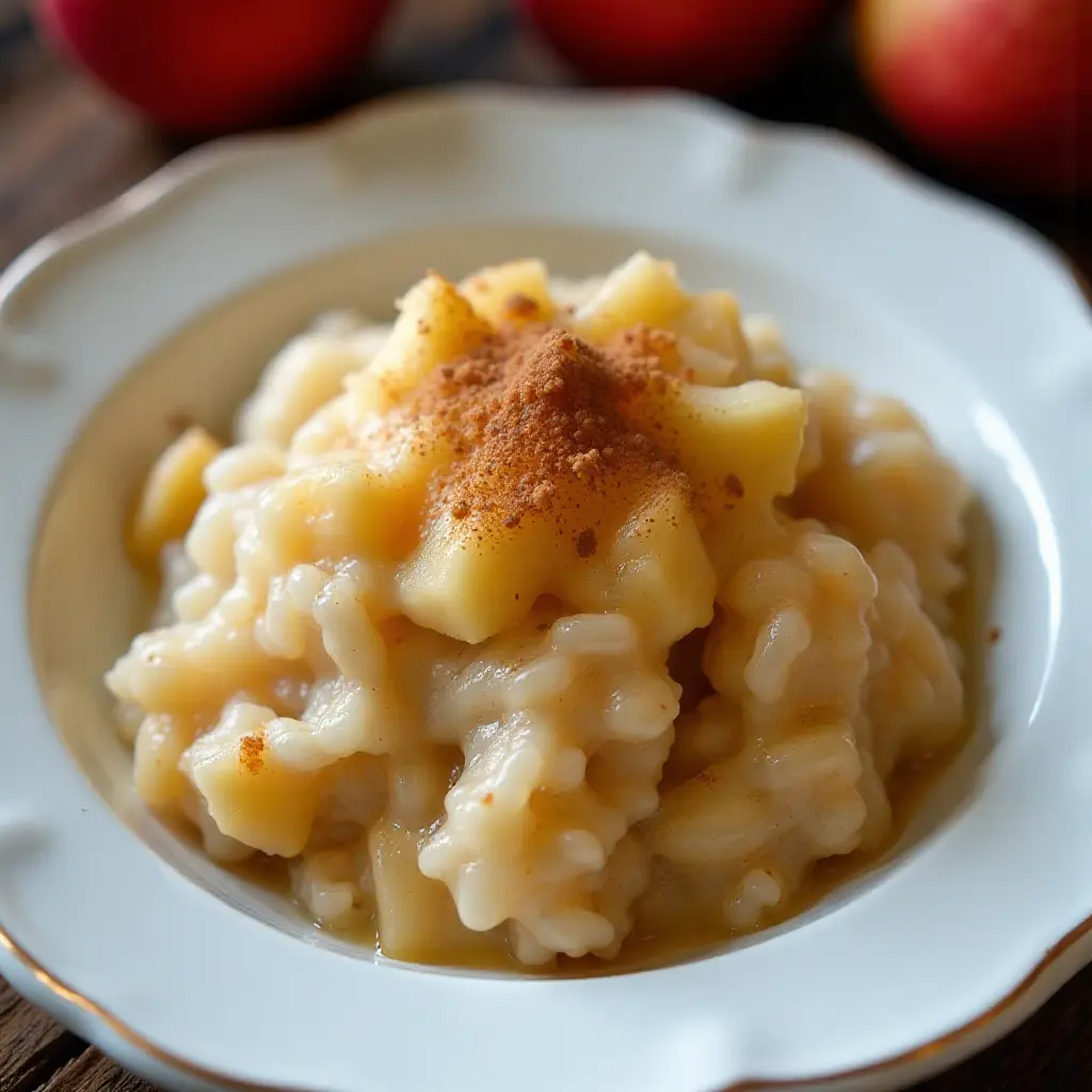 Apple Rice Pudding