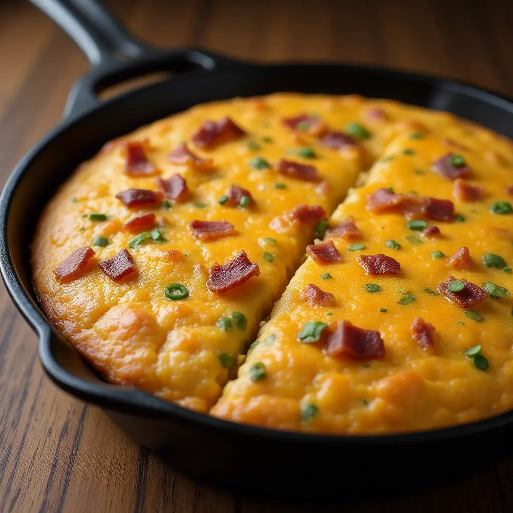 Bacon Cheddar Jalapeño Cornbread