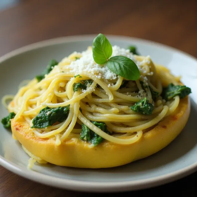 Pesto Spaghetti Squash