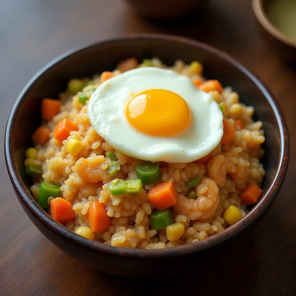 Korean Saewoo Bokkeumbap (Shrimp Fried Rice)
