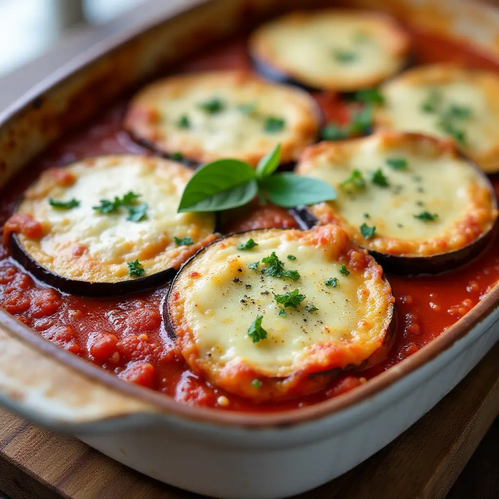 Eggplant Parmesan With Easy Homemade Sauce