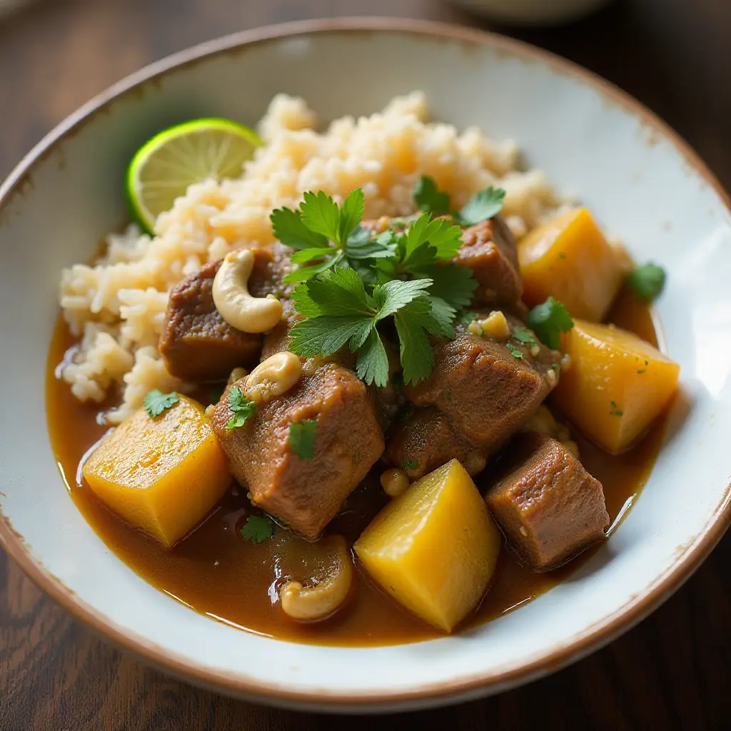 Slow Cooker Beef Massaman Curry