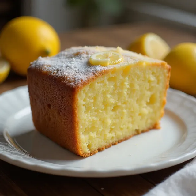 One Egg Lemon Pound Cake