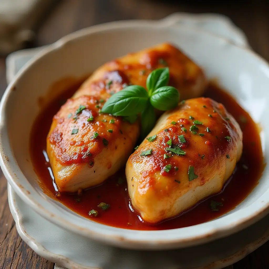 Honey-Garlic Slow Cooker Chicken Thighs