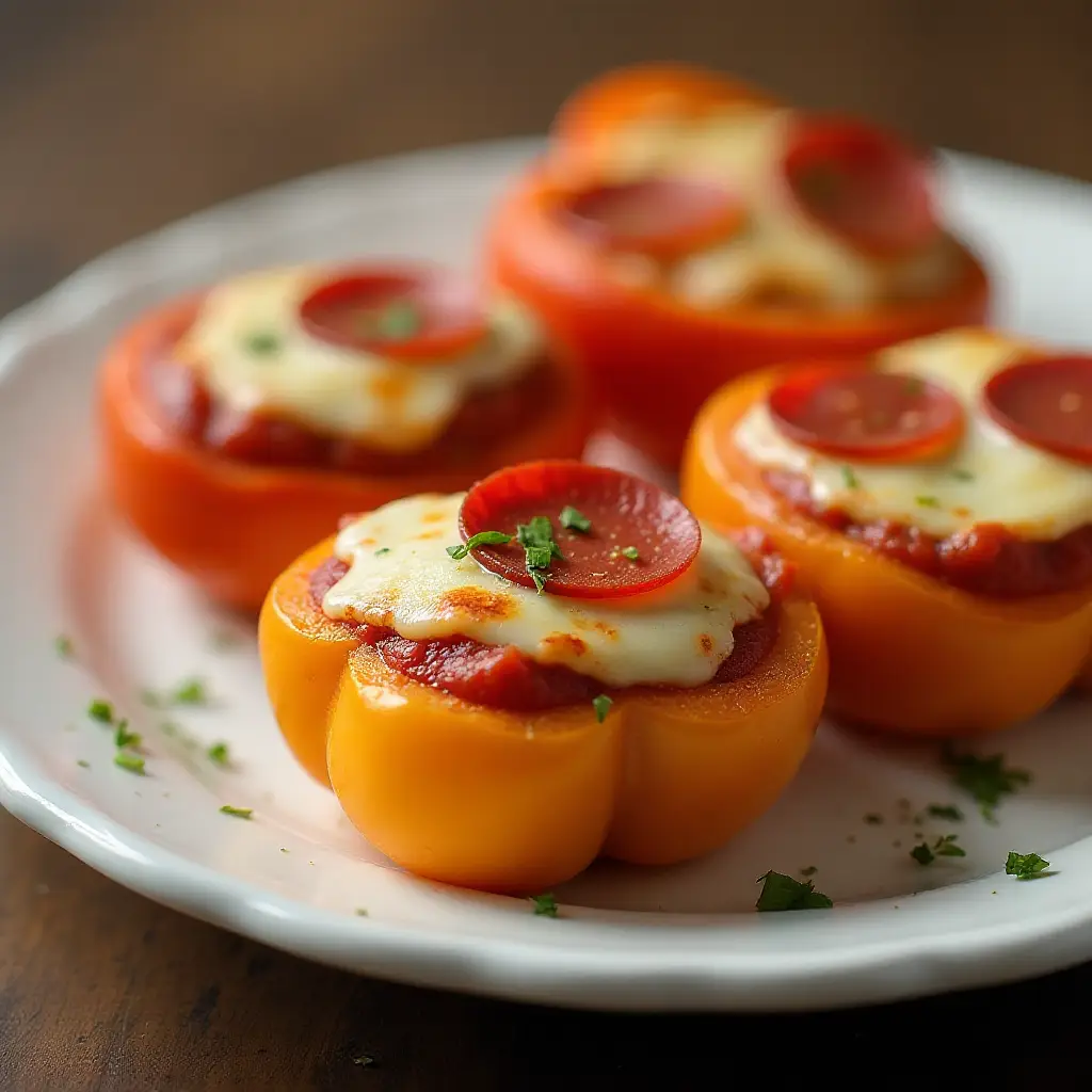4-Ingredient Pepper Pizza Bites