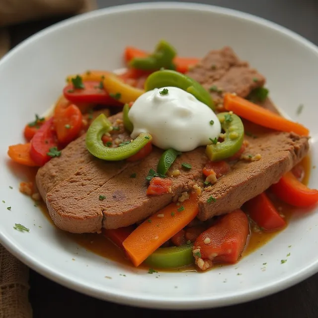 Easy Flank Steak Fajitas