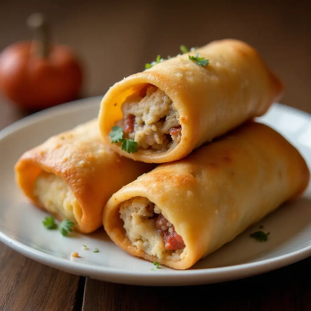 Thanksgiving Egg Rolls